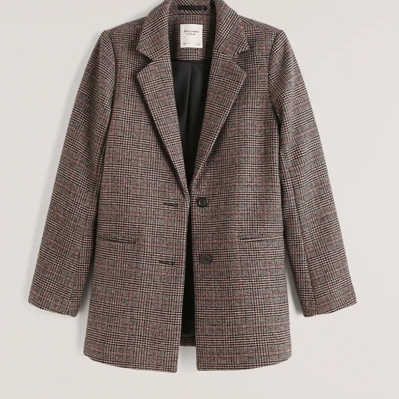 Abercrombie & Fitch Wool-Blend Blazer Coat - Picture 2 of 6